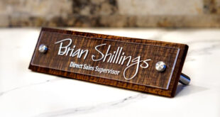 Custom Name Plates Enhance Marketing Efforts