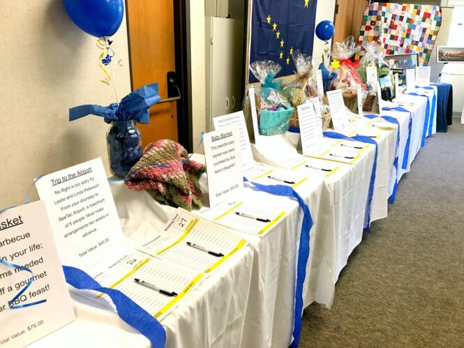 silent auction event Decorating